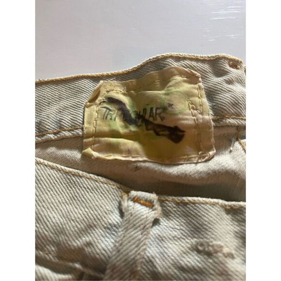 HOLLISTER IRREGULAR JEAN DISTRESSED DENIM SHIRT - Picture 3 of 5